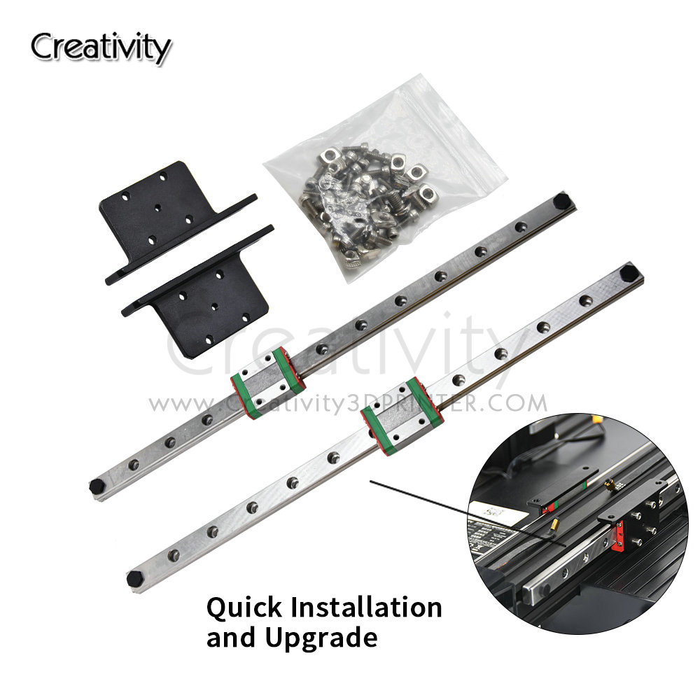 Ender-3/v2/proの3Dプリンター用リニアガイドキ - Linear Rail Mgn12H Set のレビューと価格